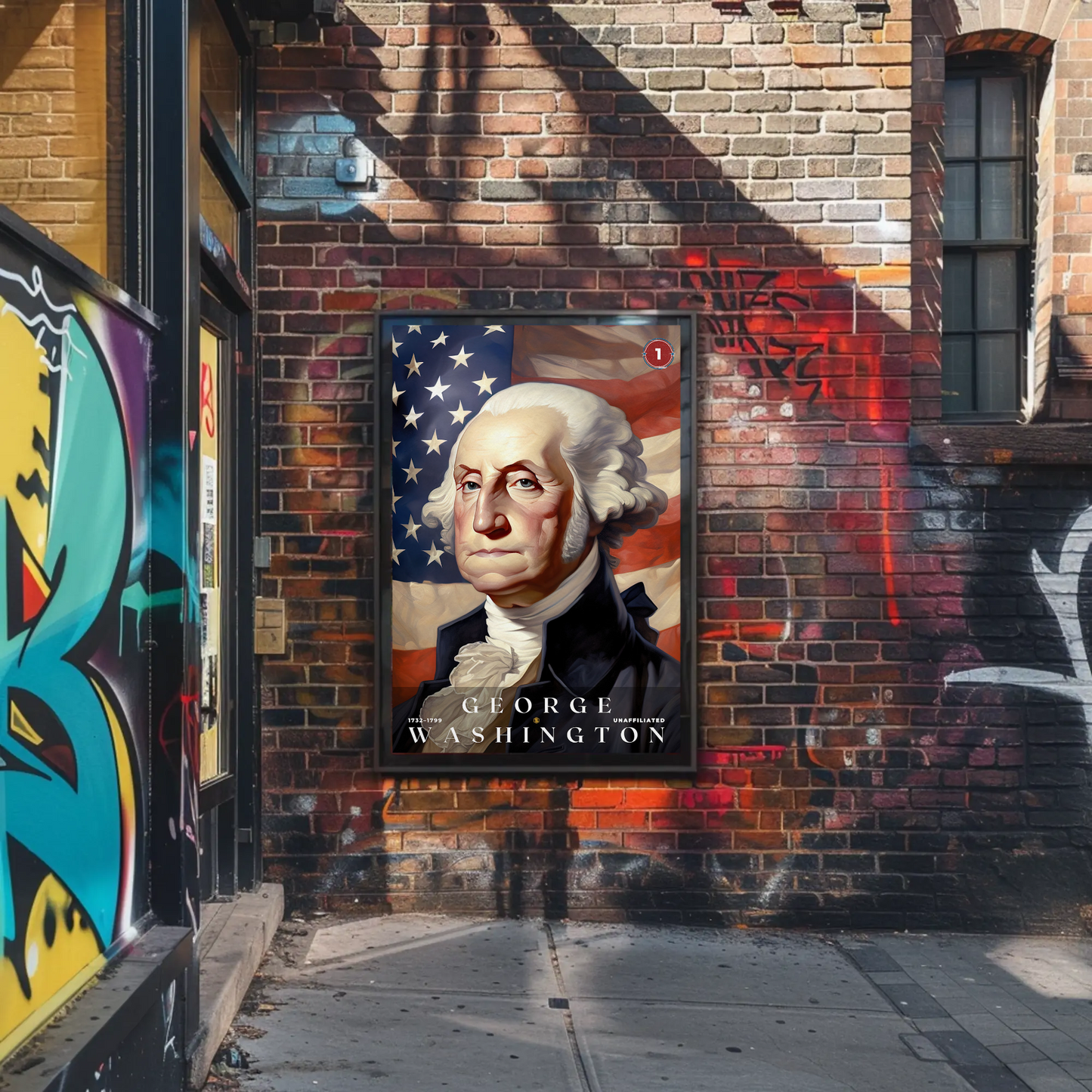 George Washington 1st President Of The United States Portrait