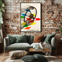 Porsche Steering Wheel Art Poster