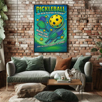 Pickleball The New Player in Town Poster