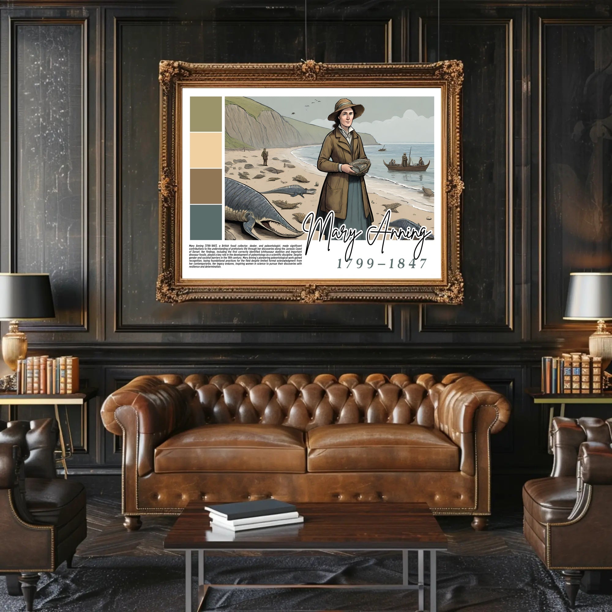 Mary Anning: Pioneer of Paleontology Poster