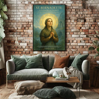 St. Bernadette A Vision of Grace Poster