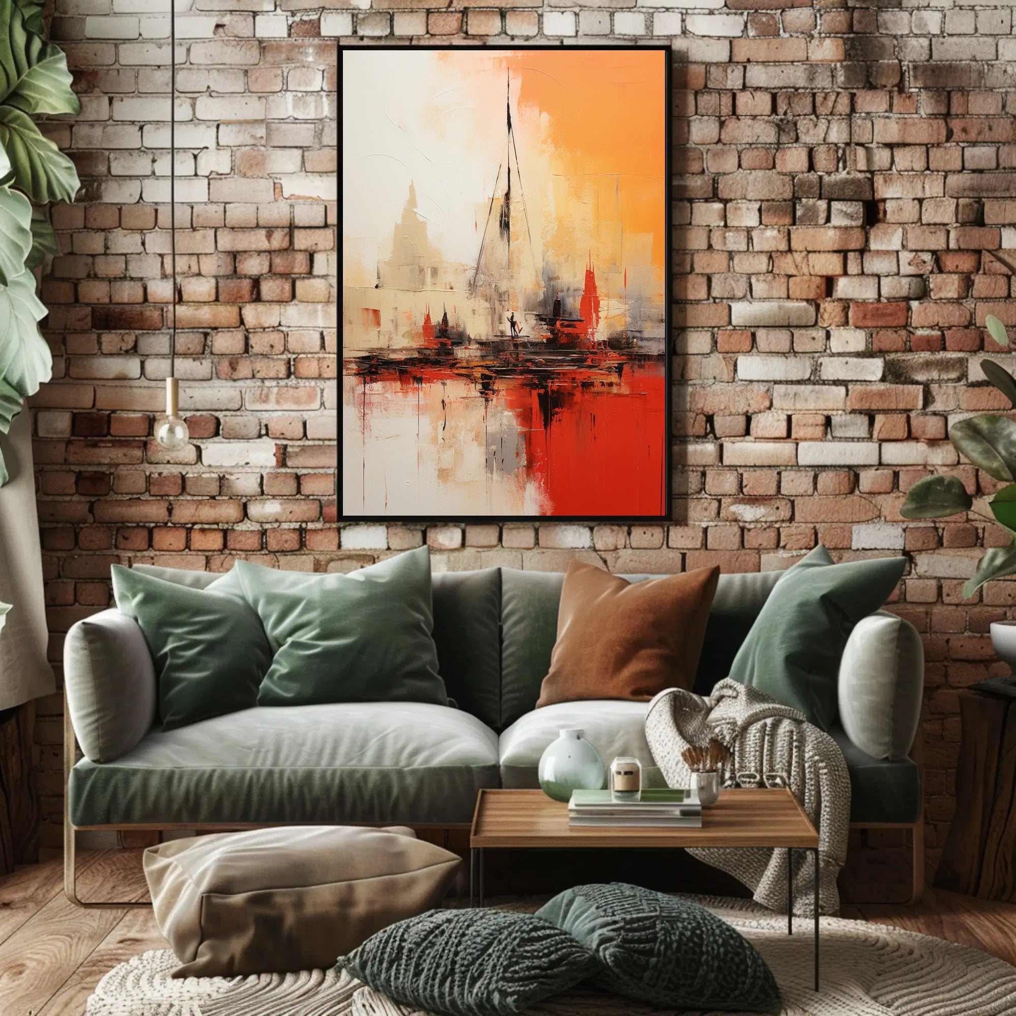 Abstract Cityscape Abstract Poster