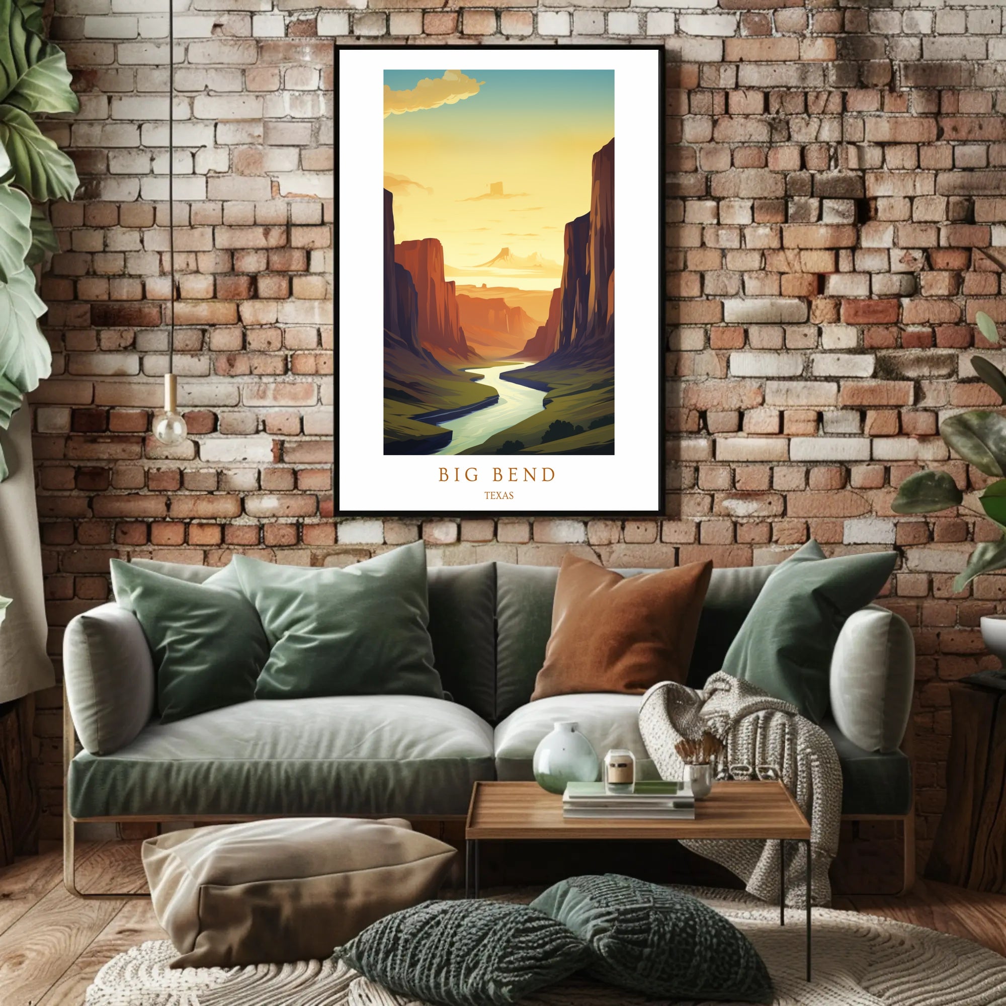 Big Bend Scenic View Poster PosterGoat