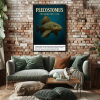 Plecostomus Freshwater Fish Poster
