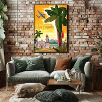 Vintage Los Angeles Travel Poster