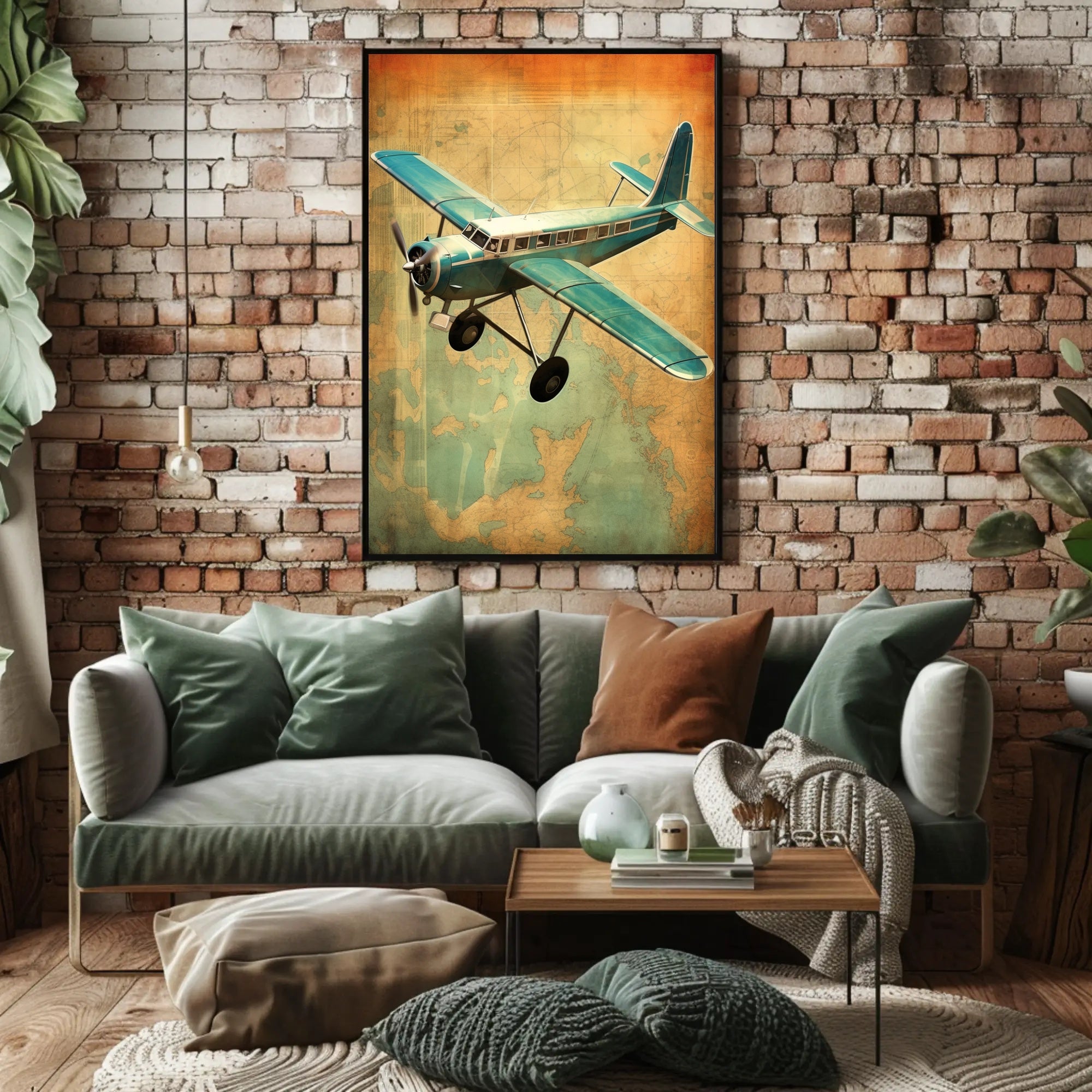 Vintage Adventure in Aviation Poster