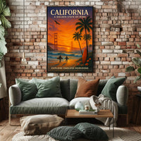 California Golden State Of Mind Poster