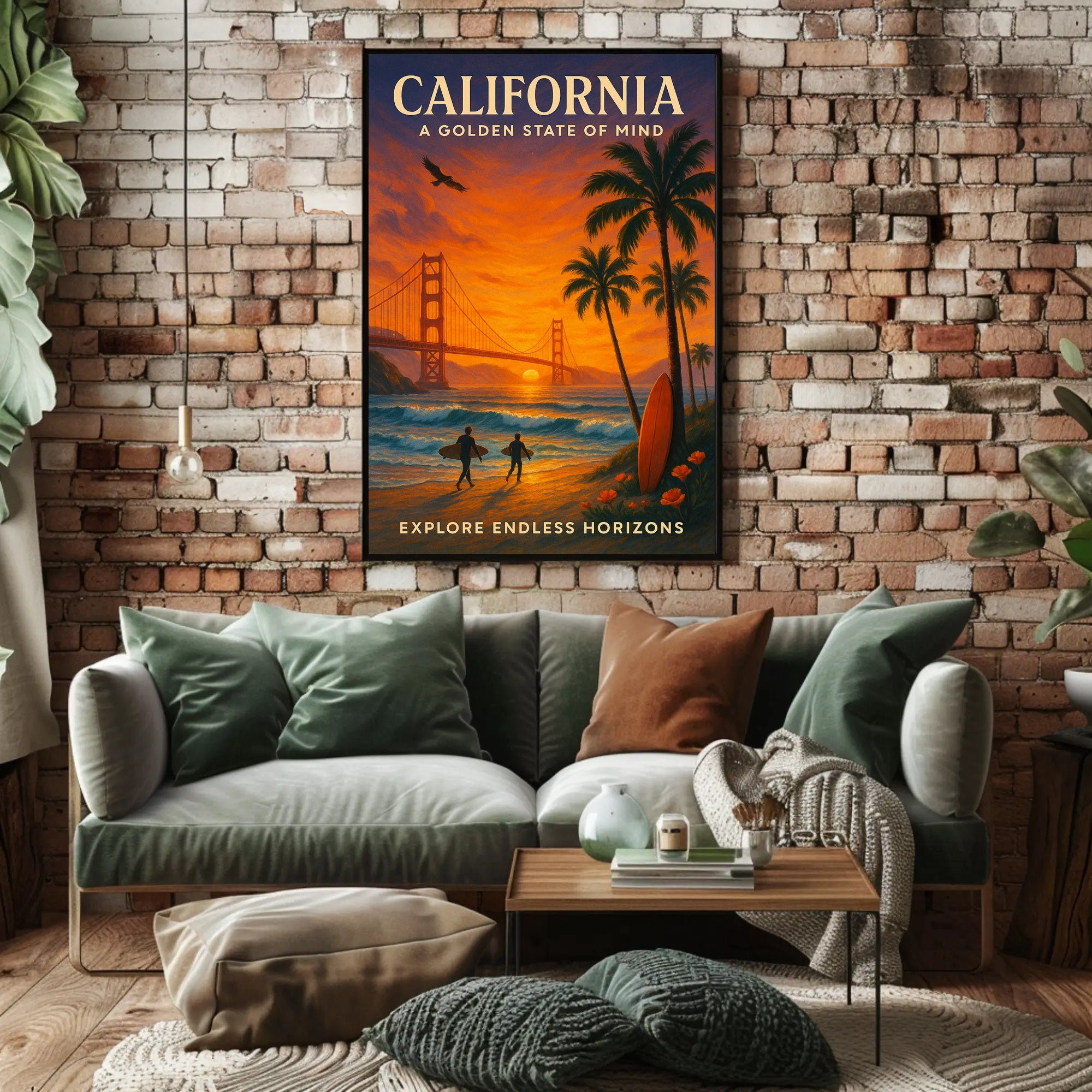 California Golden State Of Mind Poster