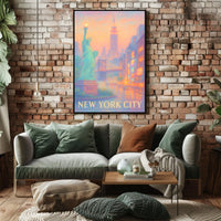 Dreamy New York Cityscape Poster