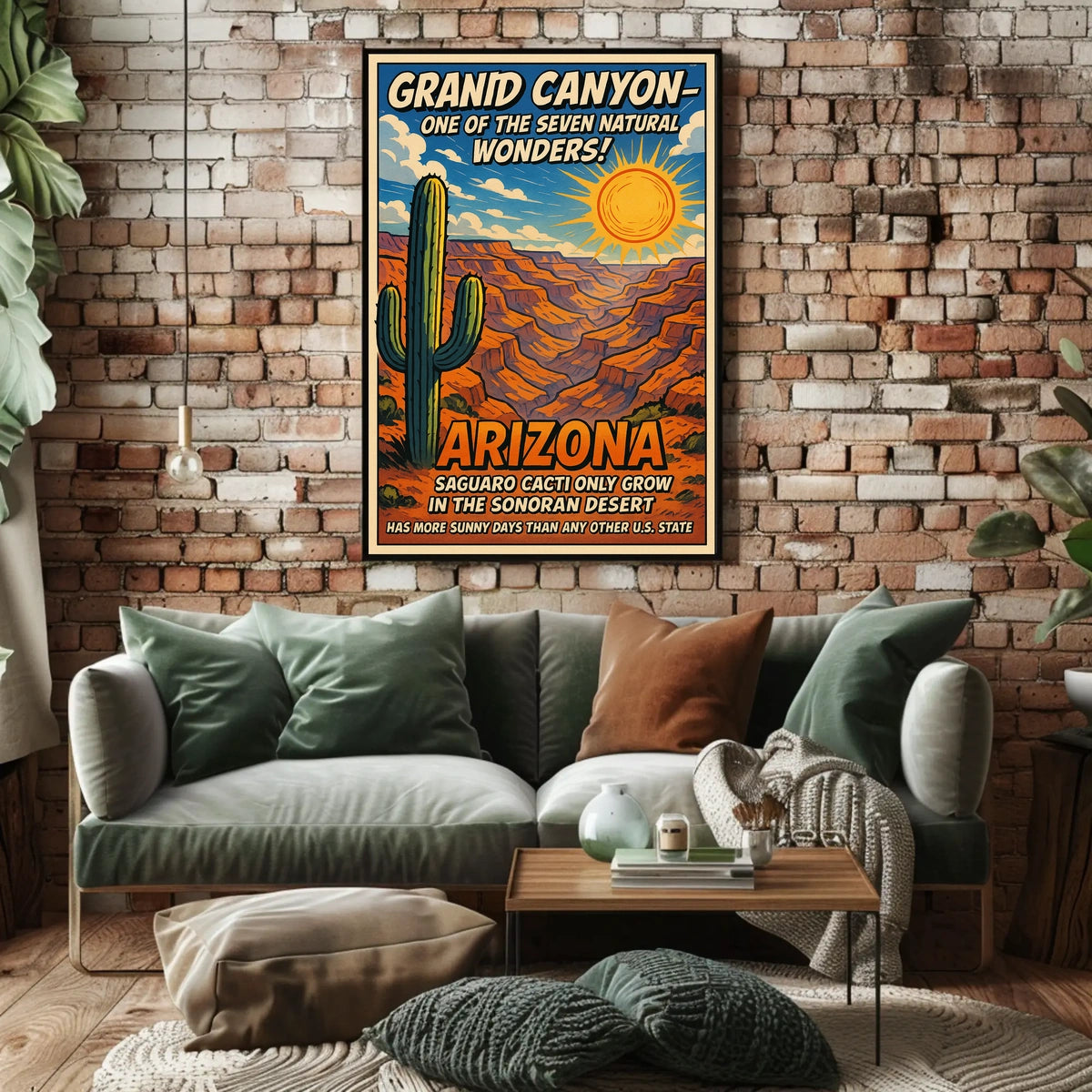 Arizona Land of Natural Wonders Poster