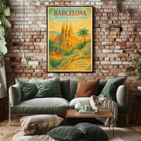 Barcelona The Enchanting Jewel of Catalonia Poster