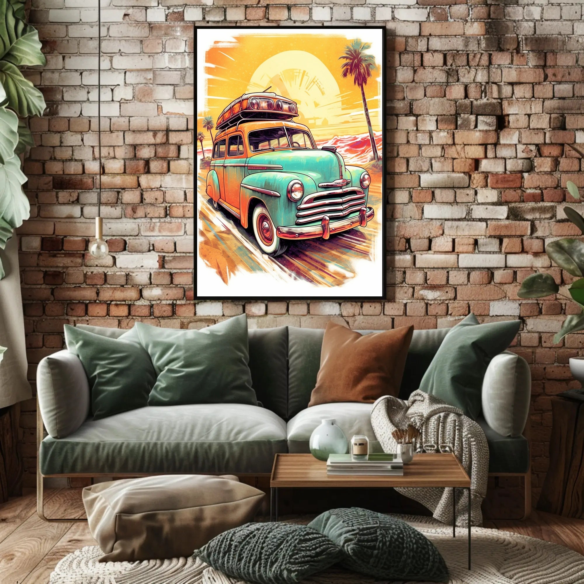 Vintage Road Trip Adventure Poster