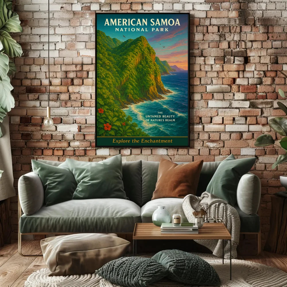 National Park of American Samoa Adventure Poster