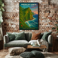 National Park of American Samoa Adventure Poster