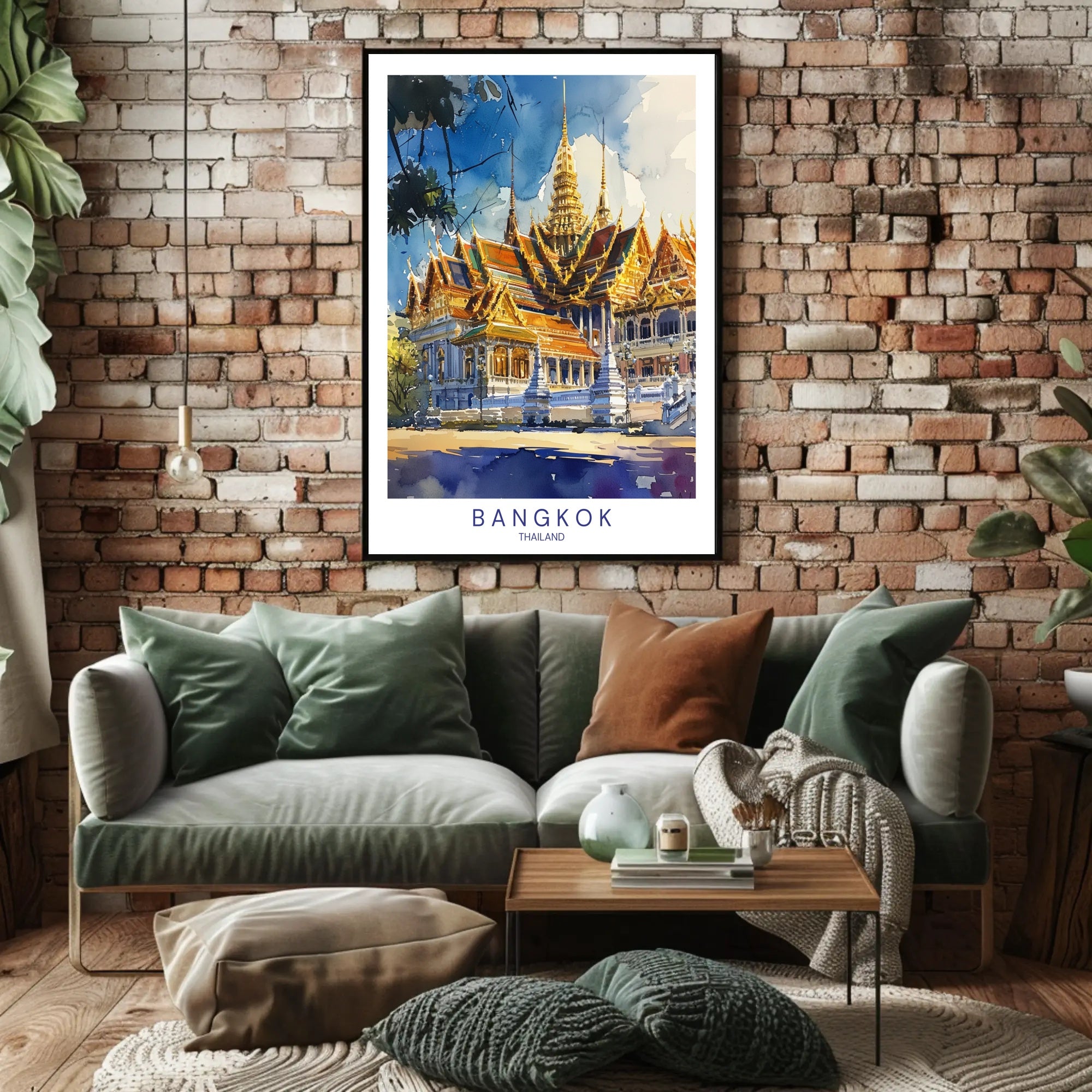 Bangkok's Architectural Splendor Poster PosterGoat