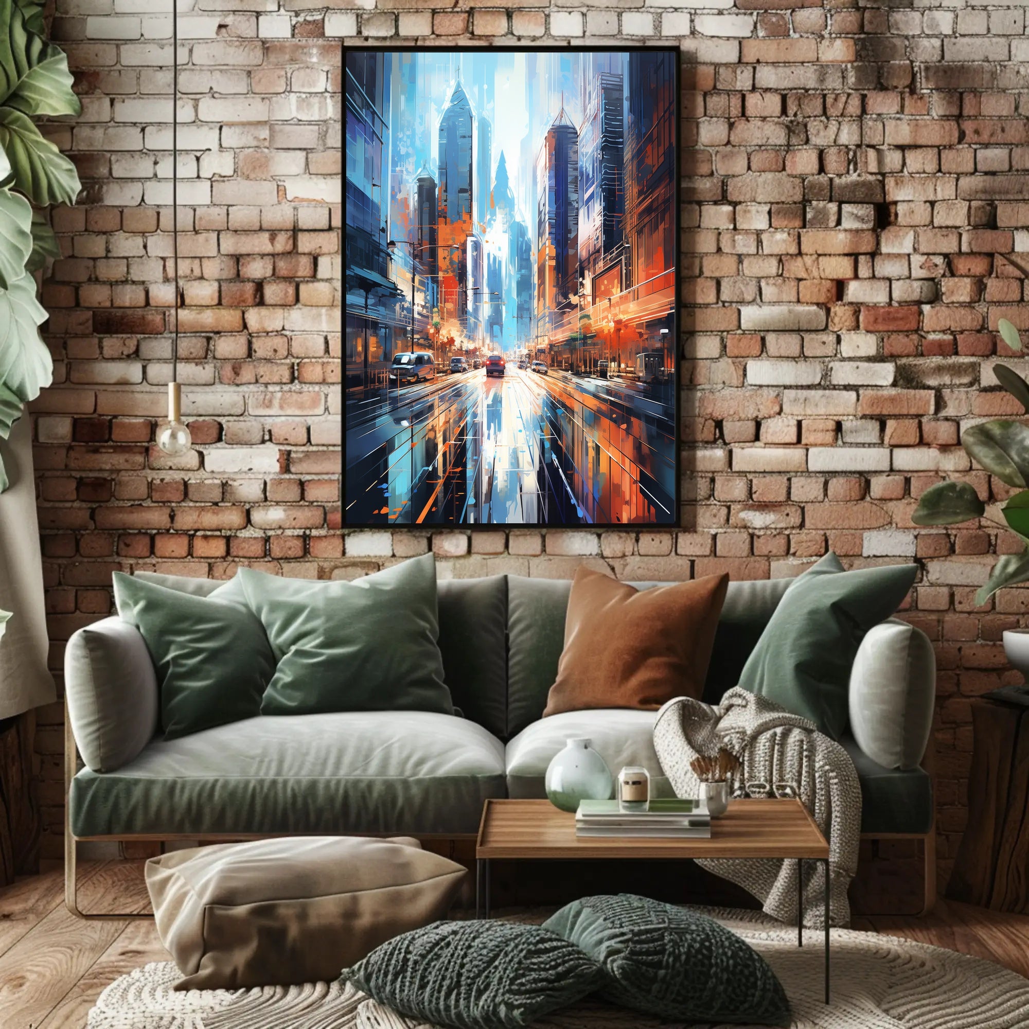 Futuristic Urban Energy Futuristic Sci-Fi Poster