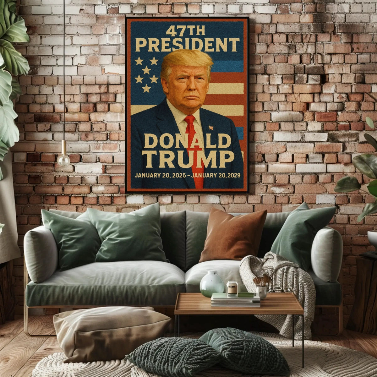 Donald Trump 47th President Poster