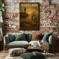 Maryland Coastal Serenity Poster