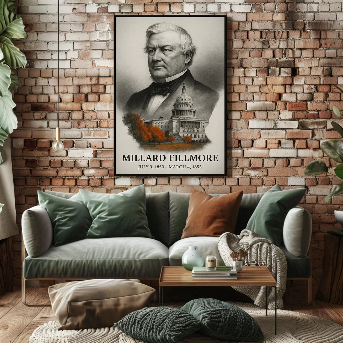 Millard Fillmore 13th President of the United States Reflections Poster