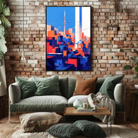 Toronto Abstract Cityscape Modern Art Poster