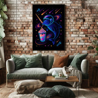 Cosmic Narwhal Adventure Poster