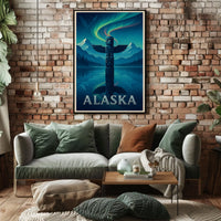 Alaska Land of the Northern Lights Poster