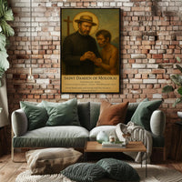 Saint Damien Reverent Compassion Cultural or Heritage Poster