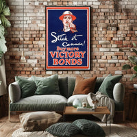 Victory Bonds Vintage Propaganda Poster