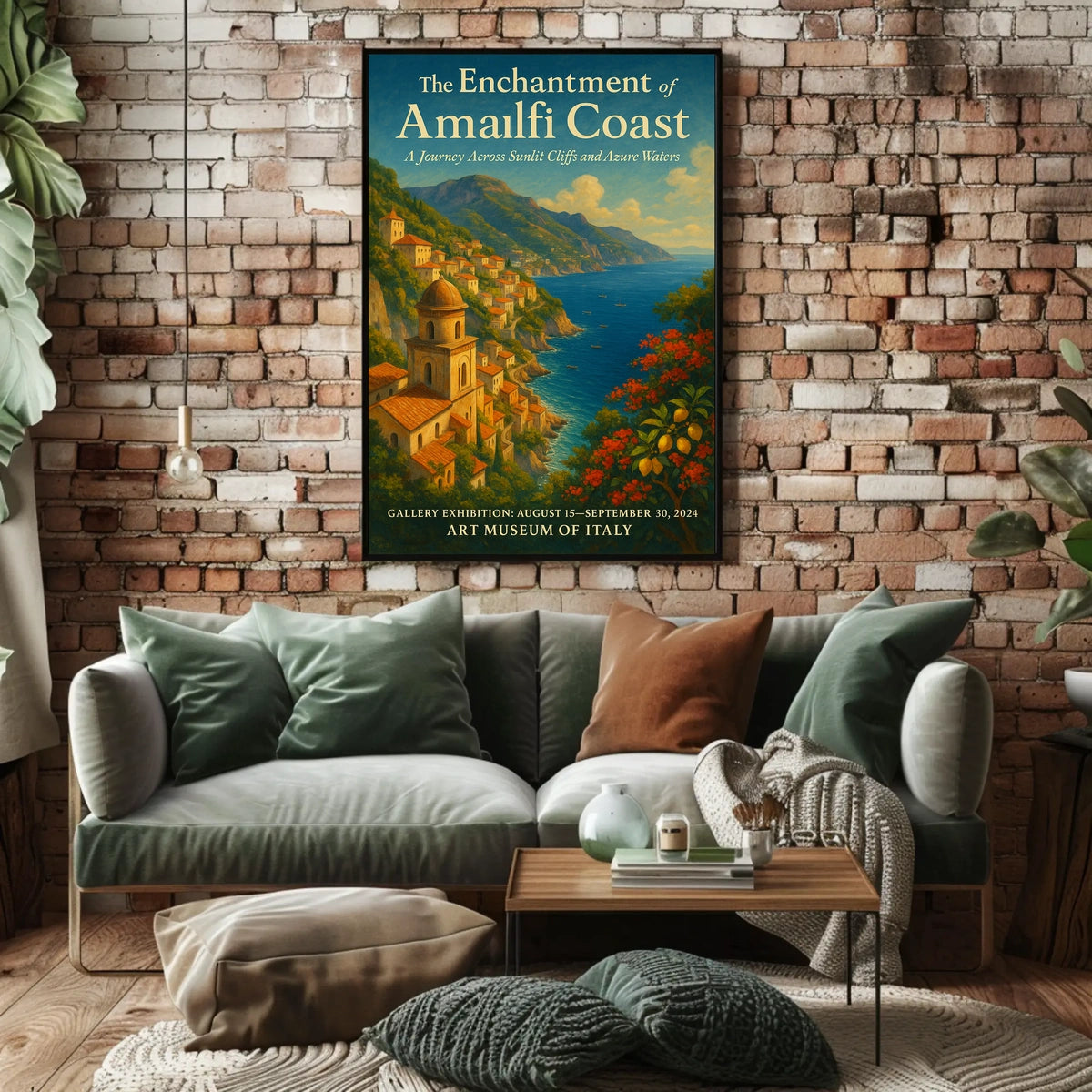 The Enchantment of Amalfi Coast Scenic Poster