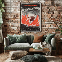 Prevent Range Fires Poster PosterGoat