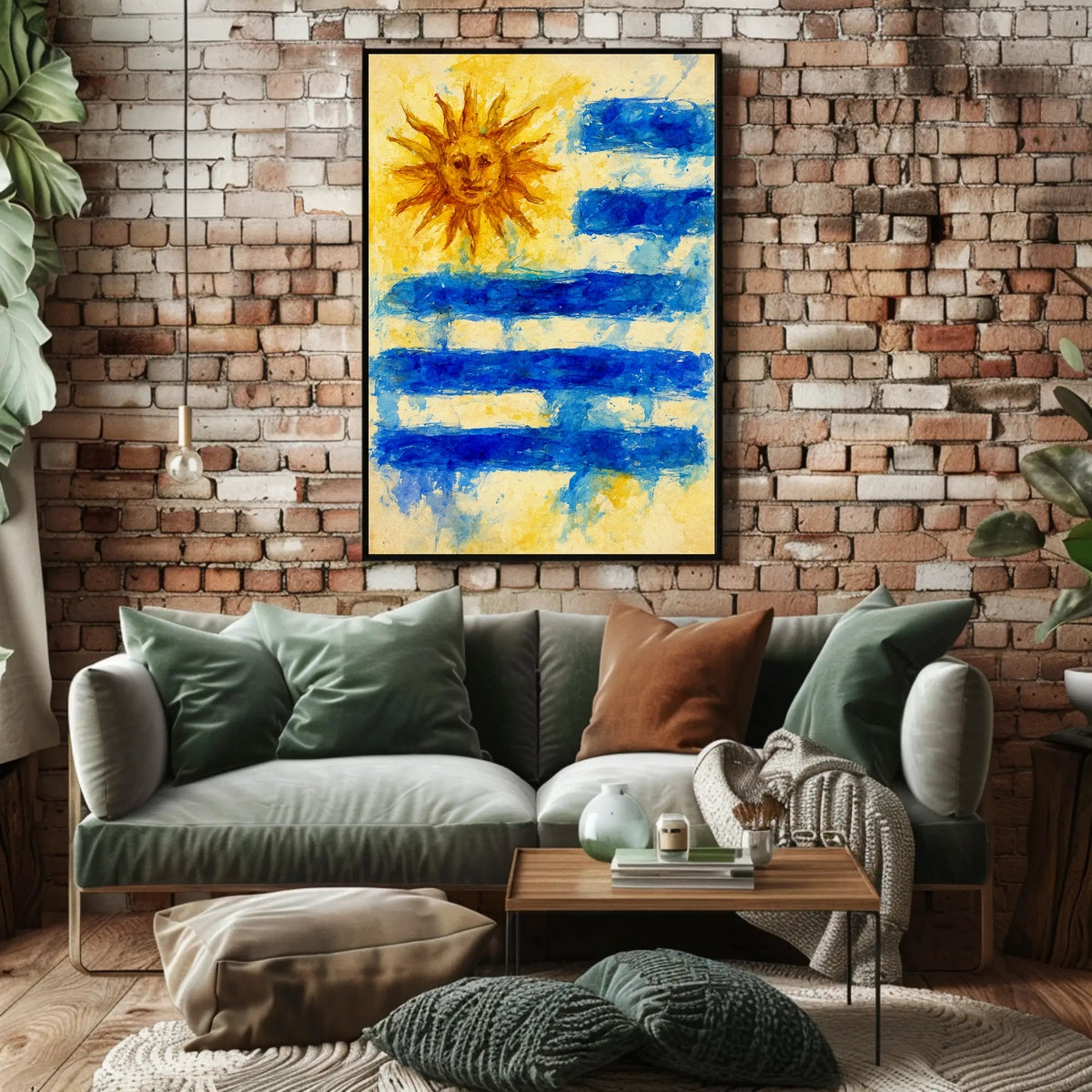 Sun Stripes Artistic Wanderlust Poster