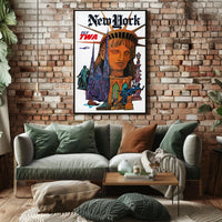 New York Adventure Awaits Travel Poster Modern Wall Art
