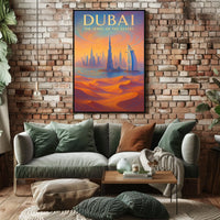Dubai Jewel Of The Desert Poster For Modern Home Decor