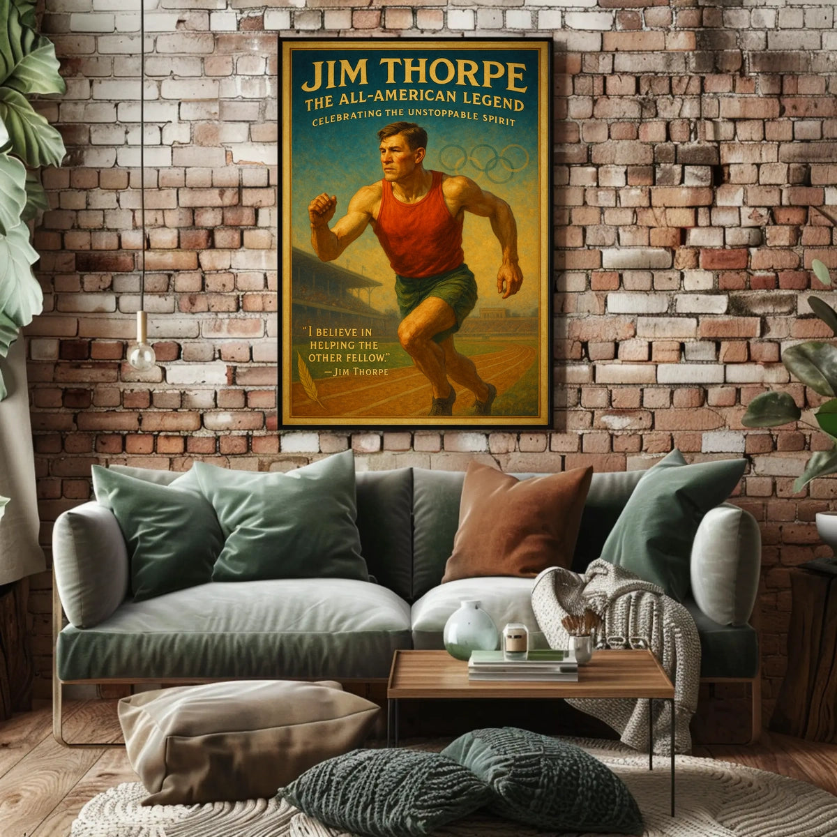 Jim Thorpe The All-American Legend Poster