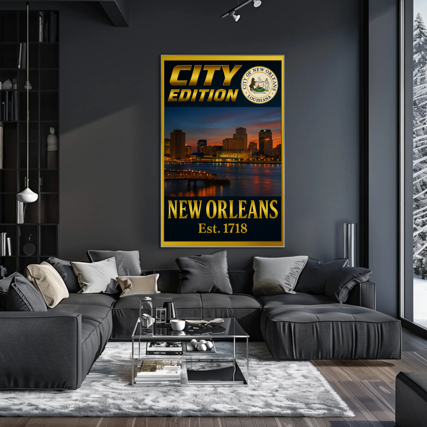 New Orleans City Edition Travel Poster