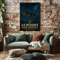Grumman A-6 Intruder Combat Aircraft Poster