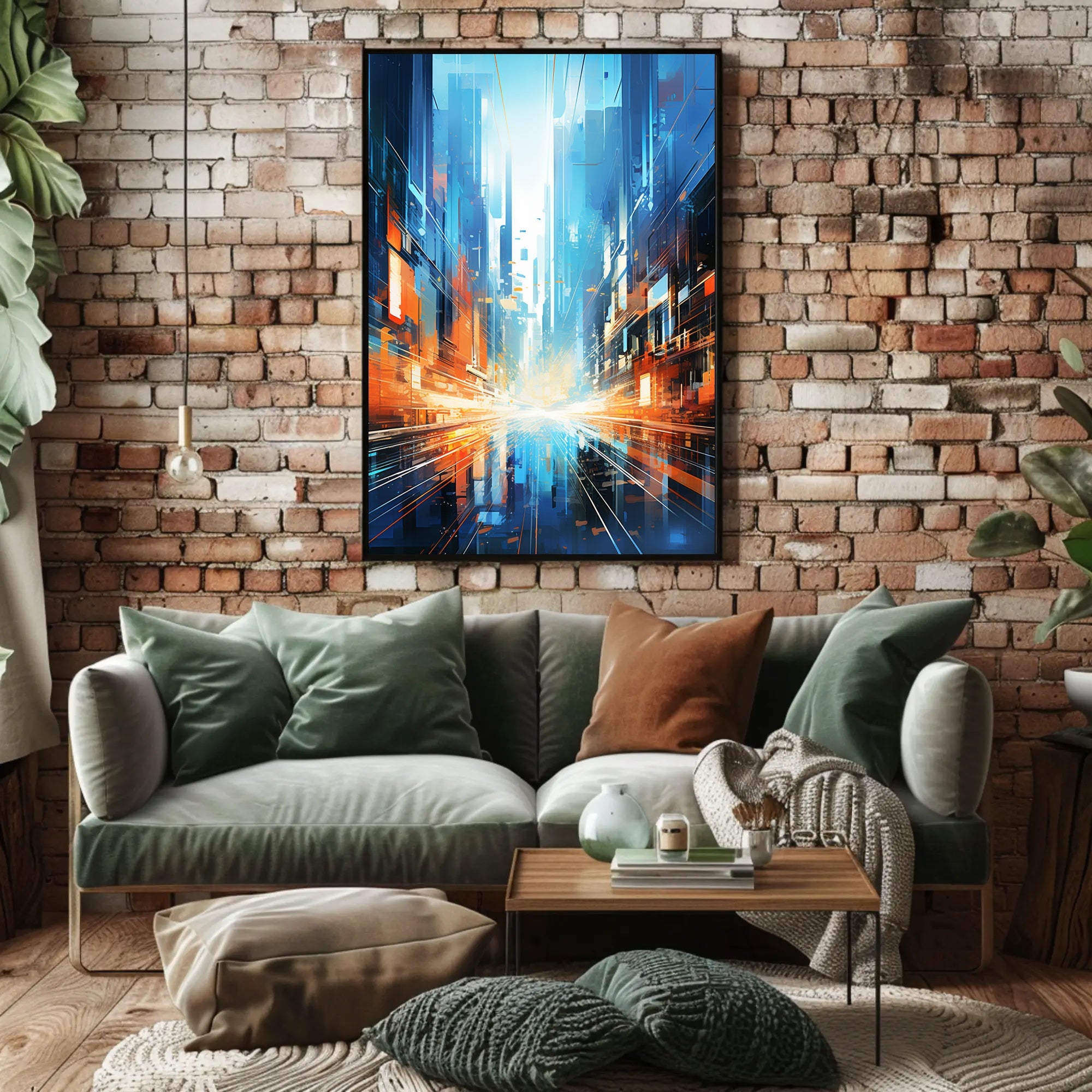 Futuristic Cityscape Poster