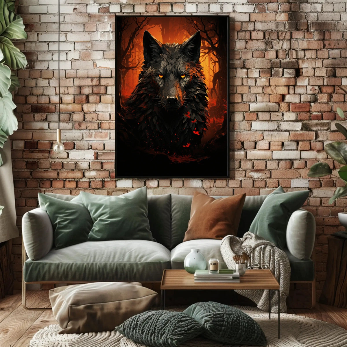 The Enigmatic Wolf Poster