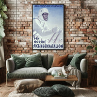 Den Norske Skijegerbataljon Recruitment Poster PosterGoat