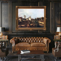 Italian Canal Scene: Nostalgic 18th Century Urban or Cityscape Poster