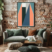 Geometric Abstraction Poster Modern Minimalist Print