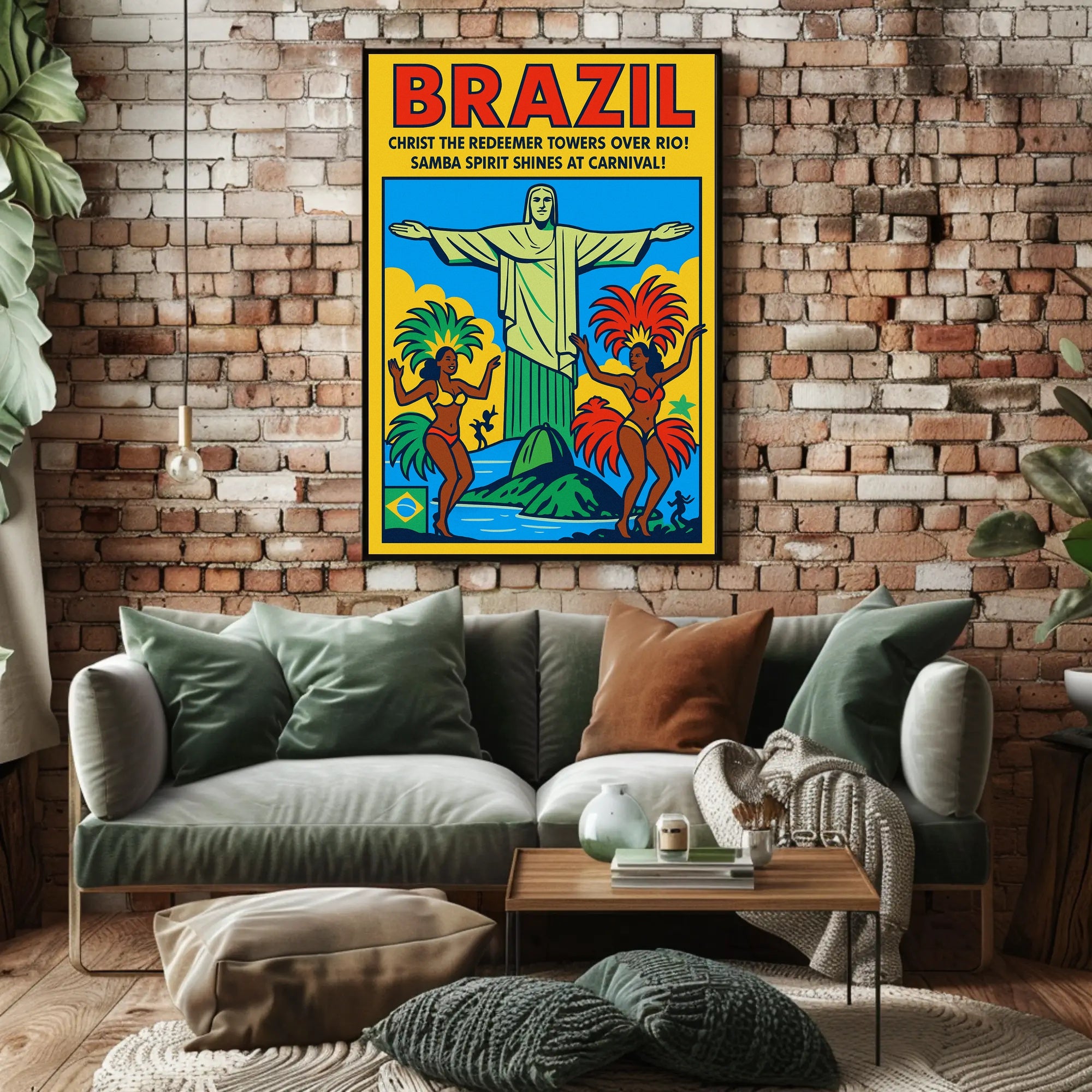 Brazil Carnival Celebration Poster PosterGoat