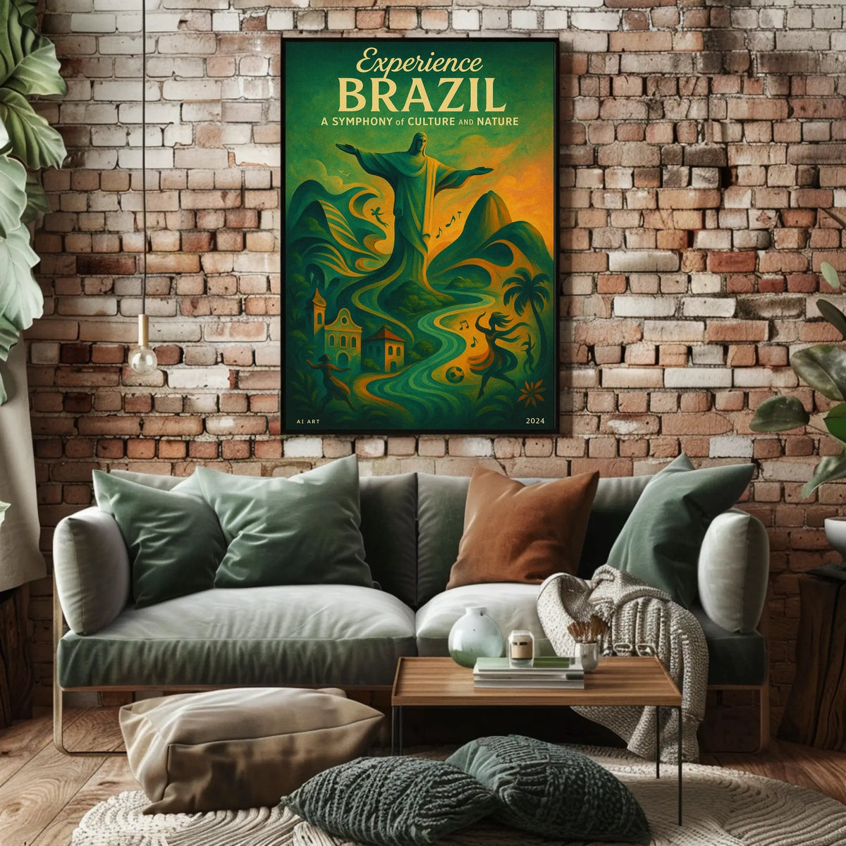 Experience Brazil A Symphony of Culture and Nature Poster