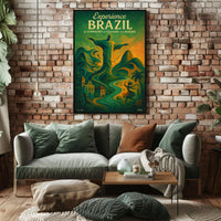 Experience Brazil A Symphony of Culture and Nature Poster