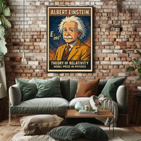 Albert Einstein Theory Of Relativity Poster