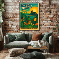 Discover Brazil Poster