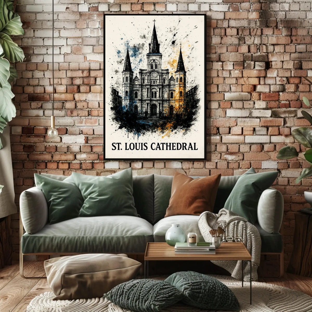 St. Louis Cathedral Art Poster