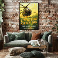 Hughes OH-6 Cayuse Little Bird Killer Egg Poster PosterGoat