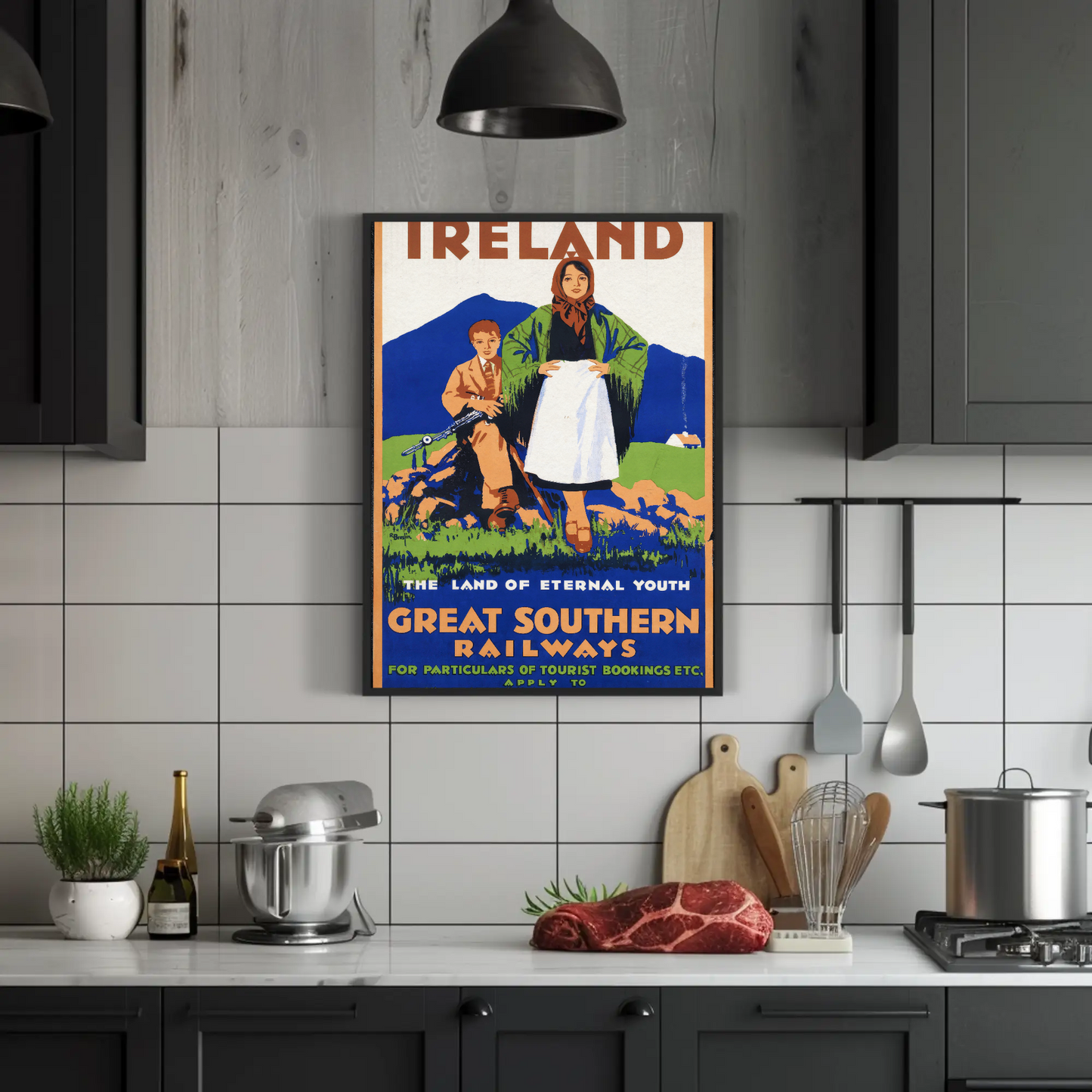 Vintage Poster - Ireland Land of Eternal Youth