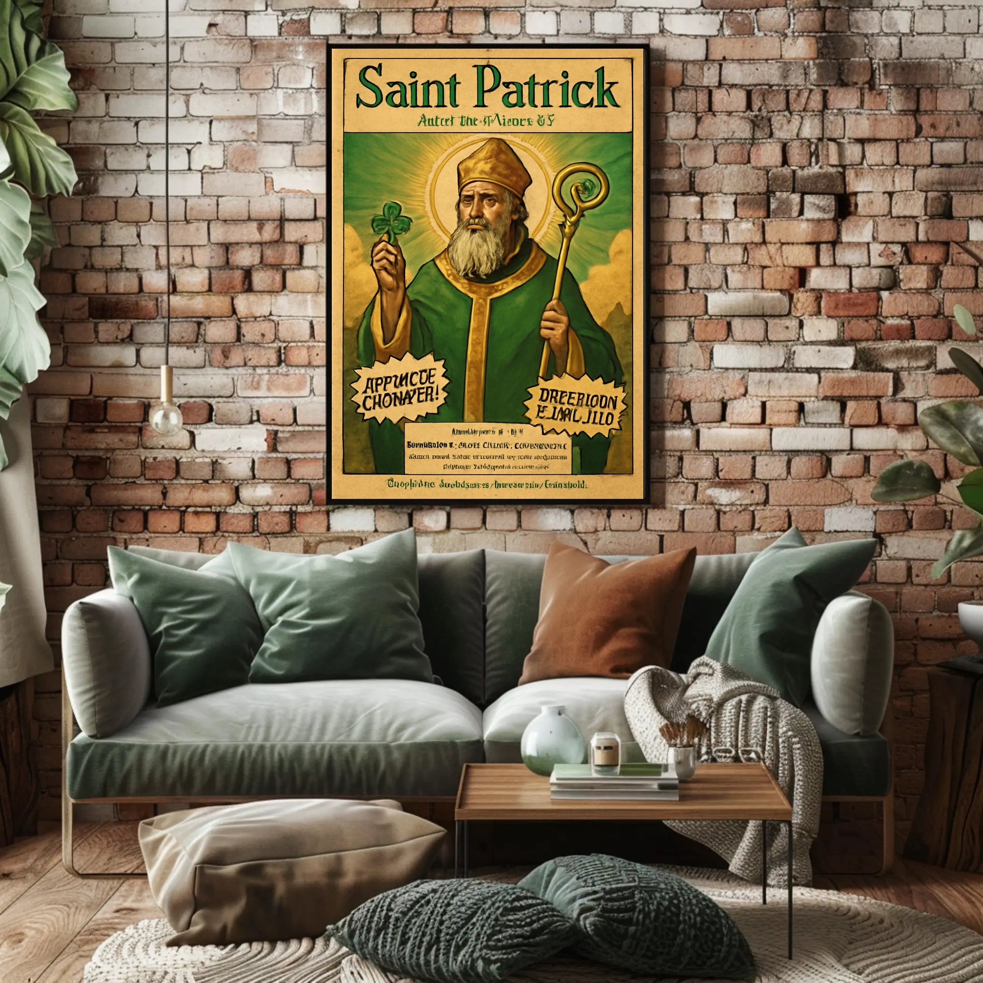 Saint Patrick Poster PosterGoat